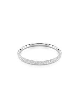 SWAROVSKI - White Rhodium Plated Snow Pave Sublima Medium Bangle