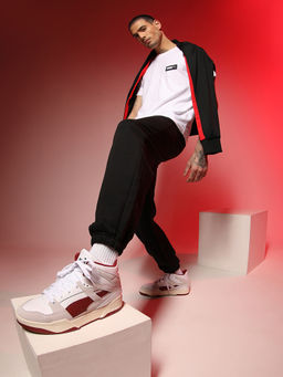 Puma - Slipstream INVDR Mid Heritage Mens White Red Sneakers