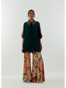 Aseem Kapoor - Teal Mandala Shirt