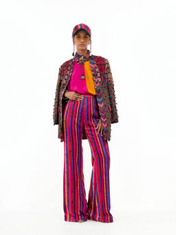 Aseem Kapoor - Multi-Colour Open Dhan Jacket