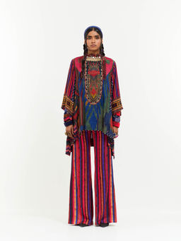 Aseem Kapoor - Multi-Colour Mitra Short Kurta With Pant (Set of 2)