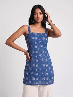 NISHORAMA - Blue Khushi Wide Shoulder Strap Kurt-