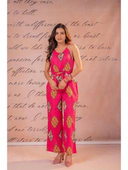 Juniper - Pink Carnival Printed Jumpsuit