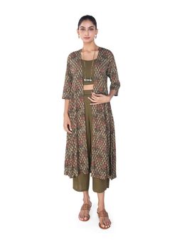 ZLAATA - Green 3-Piece Co-Ord Set