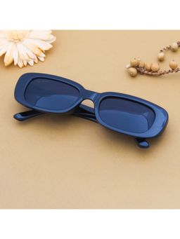 TED SMITH - Full Rim UV Protection Ovel Sunglasses For Unisex (TS-KAMA_BLK)