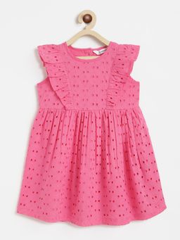 Campana - Girls Janet Frilly Schiffli Embroidery Dress