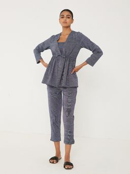 Ancestry - Grey Solid Co-Ord (Set of 3)