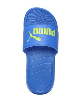 Puma - Popcat 20 Jr Unisex Blue Sliders