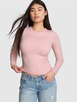 Victoria's Secret - Women Pink Solid T-Shirt