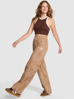 Victoria's Secret - Women Brown Animal Print Pant