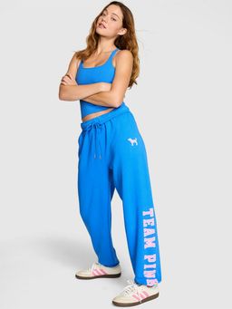 Victoria's Secret - Women Blue Graphic Joggers