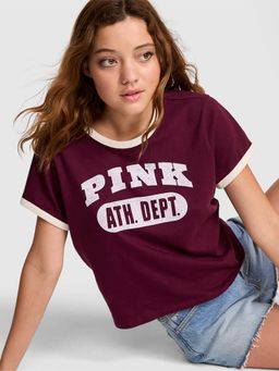 Victoria's Secret - Women Purple Graphic T-Shirt