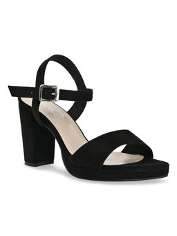 ROCIA - By Regal Black Women Casual Sandal Heels
