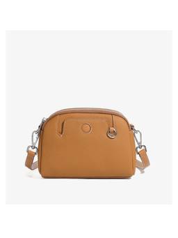 FAVORI - Brown Pouche -Leather Crossbody Bag