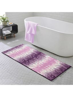 OBSESSIONS - Super Absorbent Anti-Skid Polyester Bath Mat Mauve