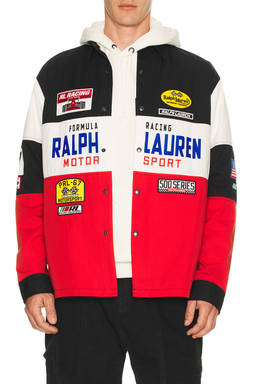 POLO RALPH LAUREN - Nylon Colorblock RL Racing Sport Shirt