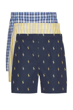 POLO RALPH LAUREN - Classic Fit Cotton Boxer 3 Pack