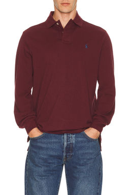 POLO RALPH LAUREN - Long Sleeve Mesh Polo