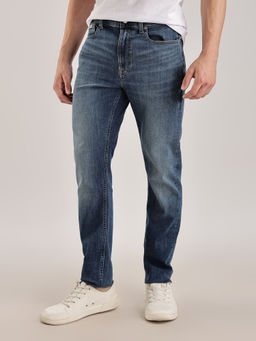 Calvin Klein - Blue Slim-Fit Mid Rise Jeans