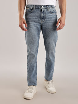 Calvin Klein - Blue Slim-Fit Mid Rise Jeans