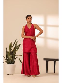 Alaya by Stage3 - Hot Pink Bliss Woven Co-Ord (Set of 2)