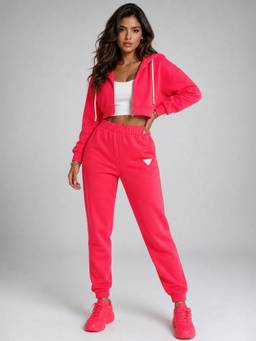 PARTIQ - Red Solid Co-Ord Set