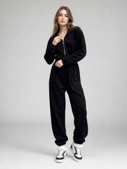 PARTIQ - Black Solid Co-Ord Set