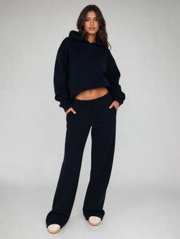 PARTIQ - Black Solid Co-Ord Set