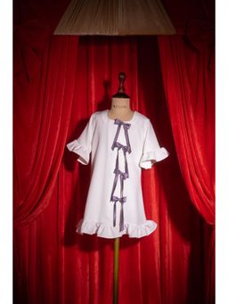 Tilsim by Sagarika Mehrotra - Ivory Knots Dress