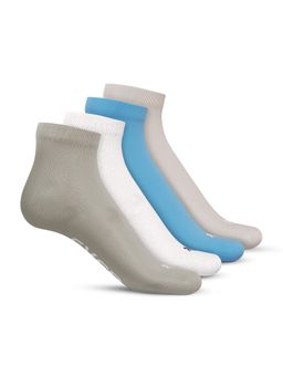 TalkingSox - Multi-Color Bamboo Ankle Socks for Men & Women - Hypoallergenic (Pack of 4)