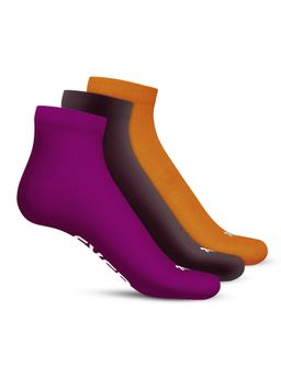 TalkingSox - Multi-Color Bamboo Ankle Socks - Super Soft (Pack of 3)