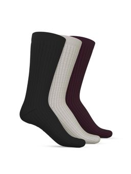 TalkingSox - Multi-Color Bamboo Crew Socks for Men & Women - Hypoallergenic (Pack of 3)
