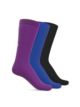 TalkingSox - Multi-Color Bamboo Crew Socks for Men & Women - Durable (Pack of 3)