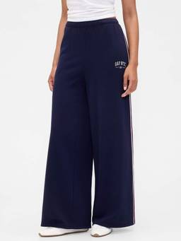 GAP - Navy Blue Color-Block Relaxed Fit Trousers