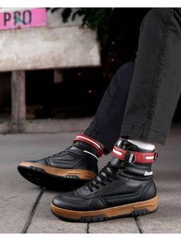 Bacca Bucci - Swagger High Top Cosmic Black Sneakers