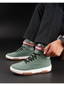 Bacca Bucci - Swagger High Top Moss Green Sneakers