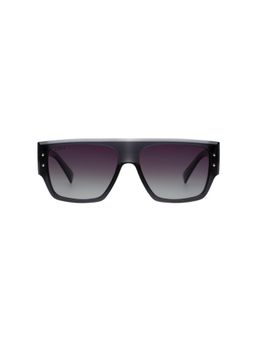 Scott Sunglasses - Men Purple Lens Grey Square Sunglasses with Full Uv Protection (56)