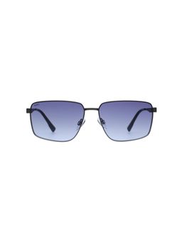 Scott Sunglasses - Men Blue Lens Grey Square Sunglasses with Full Uv Protection (60)