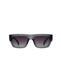 Scott Sunglasses - Men Purple Lens Grey Square Sunglasses with Full Uv Protection (55)