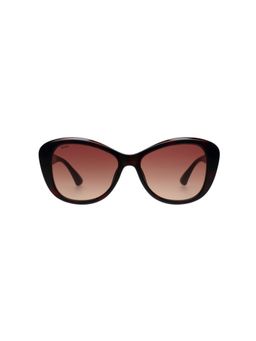 Scott Sunglasses - Women Brown Lens Brown Cat Eye Sunglasses with Full Uv Protection (54)