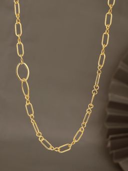 Carlton London - 18Kt Gold Plated Toggle Necklace Link Chain