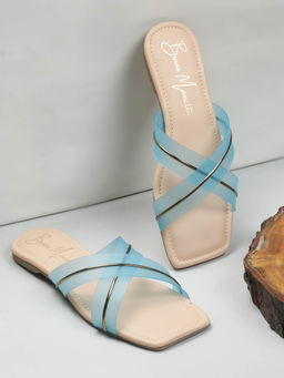 Bruno Manetti - Women's Blue Flats