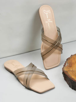 Bruno Manetti - Women's Grey Flats