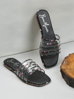 Bruno Manetti - Women's Black Flats