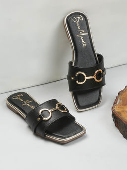 Bruno Manetti - Women's Black Flats