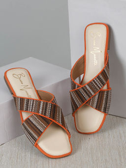 Bruno Manetti - Women's Orange Flats