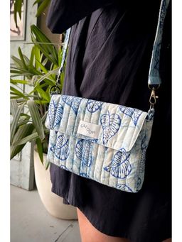 CANOOPI - Women Blue Cotton Sling Bag