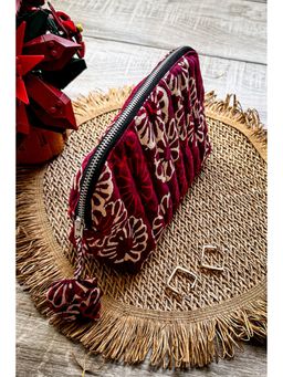 CANOOPI - Women Red Cotton Pouch