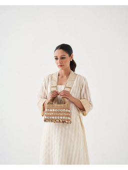 Vaaya - Women Gold Leather Mini Bag