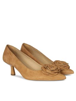 Saint G - Women Beige Suede Pump Heels